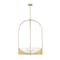 Z-Lite Devon Chandelier, 6-Light, 24 In.W x 38.25 In.H, Modern Gold/Sand Blast 1947-38MGLD - alternate 6